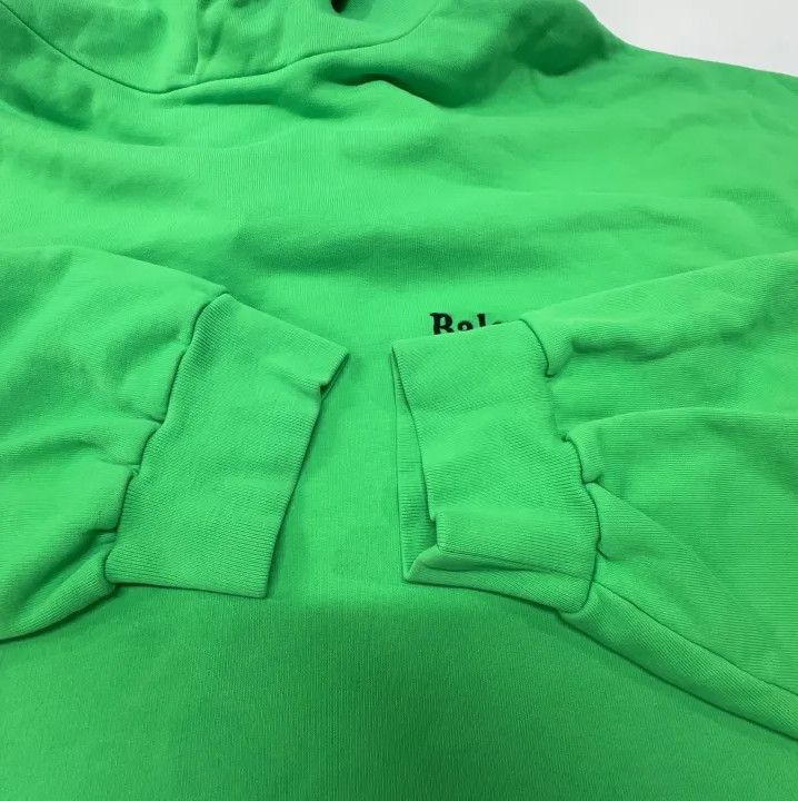 Balenciaga Balenciaga Logo Print Hooded Sweatshirt in Green Size US L / EU 52-54 / 3 - 10 Thumbnail