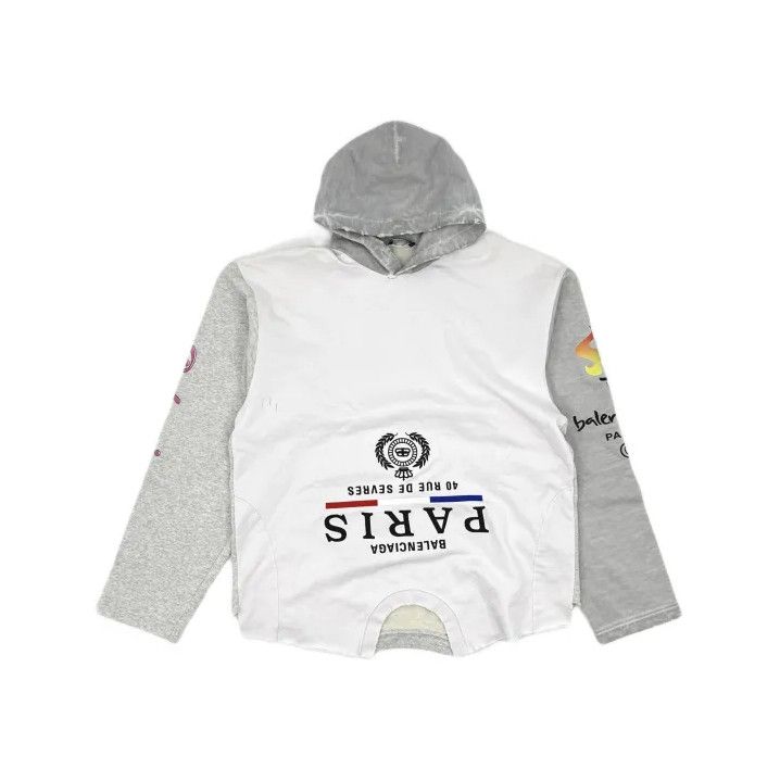 Balenciaga Balenciaga FW22 Oversized Logo Hooded Sweatshirt Size US M / EU 48-50 / 2 - 2 Thumbnail