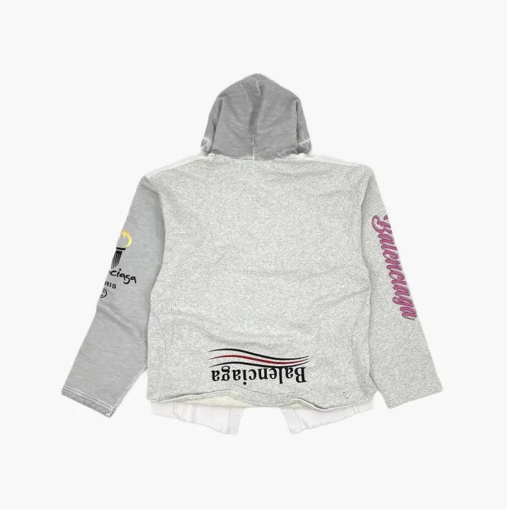 Balenciaga Balenciaga FW22 Oversized Logo Hooded Sweatshirt Size US M / EU 48-50 / 2 - 3 Thumbnail