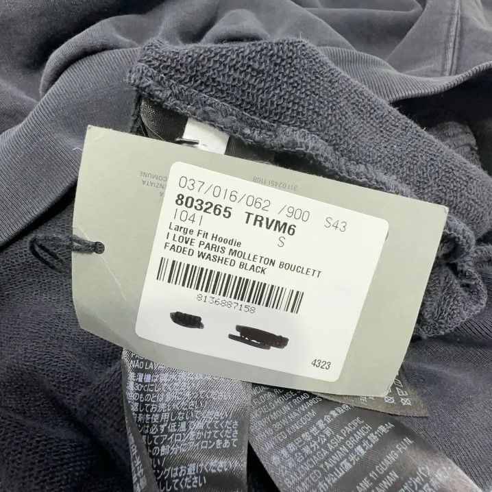 Balenciaga Balenciaga I Love Paris Hoodie Sweatshirt Size US S / EU 44-46 / 1 - 6 Thumbnail