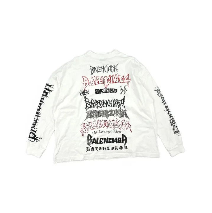 Balenciaga Balenciaga New Year Series Long Sleeve T-Shirt Size US M / EU 48-50 / 2 - 2 Thumbnail