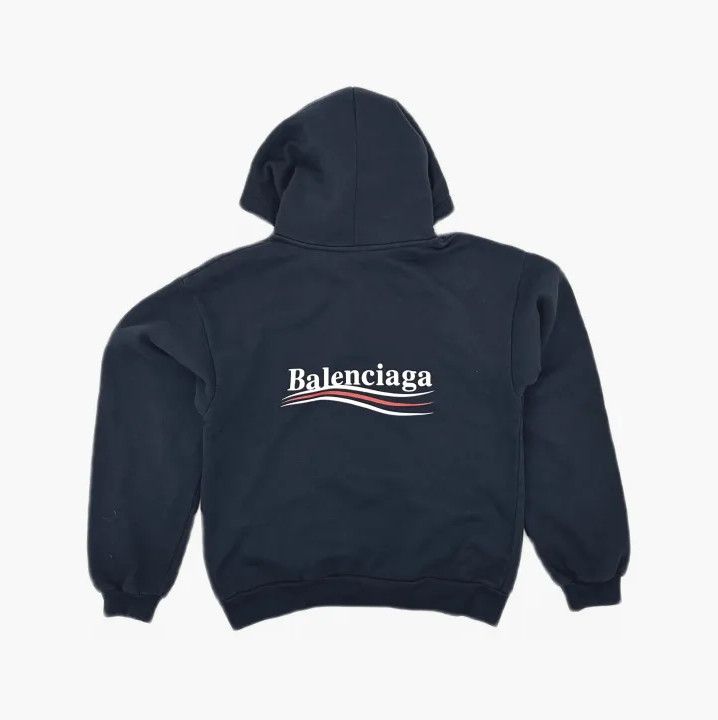 Balenciaga Balenciaga 18SS Logo Hooded Sweatshirt Size US XS / EU 42 / 0 - 3 Thumbnail