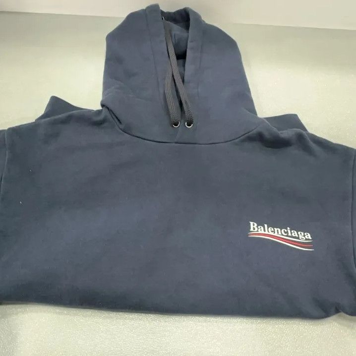 Balenciaga Balenciaga 18SS Logo Hooded Sweatshirt Size US XS / EU 42 / 0 - 9 Thumbnail