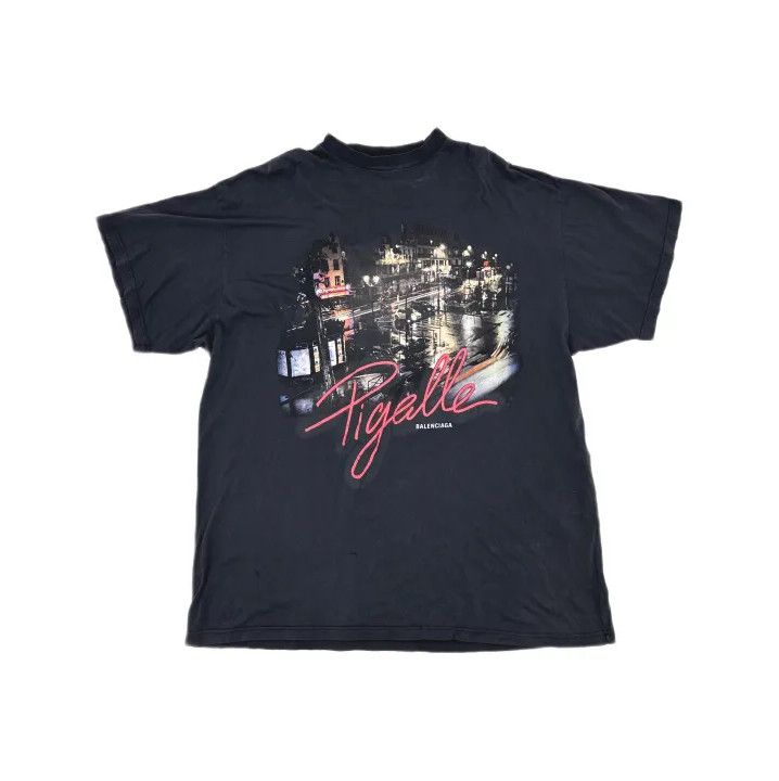Balenciaga Balenciaga Graphic Logo Short Sleeve T-Shirt Size US L / EU 52-54 / 3 - 2 Thumbnail