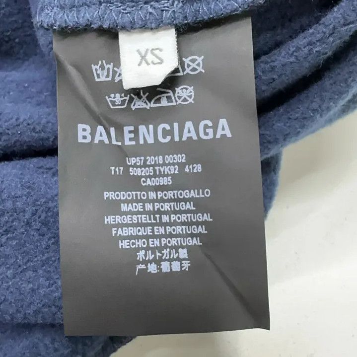 Balenciaga Balenciaga 18SS Logo Hooded Sweatshirt Size US XS / EU 42 / 0 - 7 Thumbnail