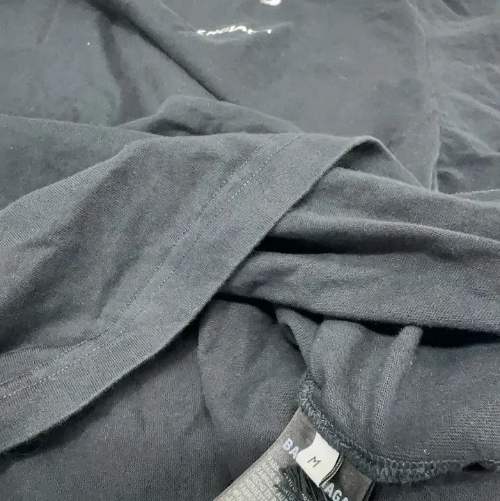Balenciaga Balenciaga SS23 Logo Print Black Short Sleeve T-Shirt Size US M / EU 48-50 / 2 - 5 Thumbnail