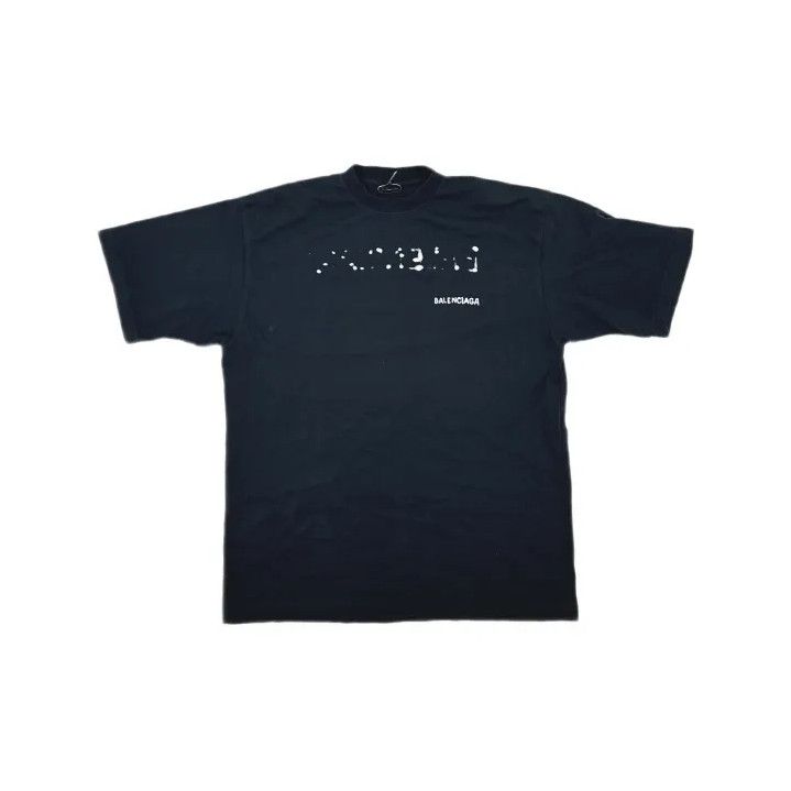 Balenciaga Balenciaga SS23 Logo Print Black Short Sleeve T-Shirt Size US M / EU 48-50 / 2 - 2 Thumbnail