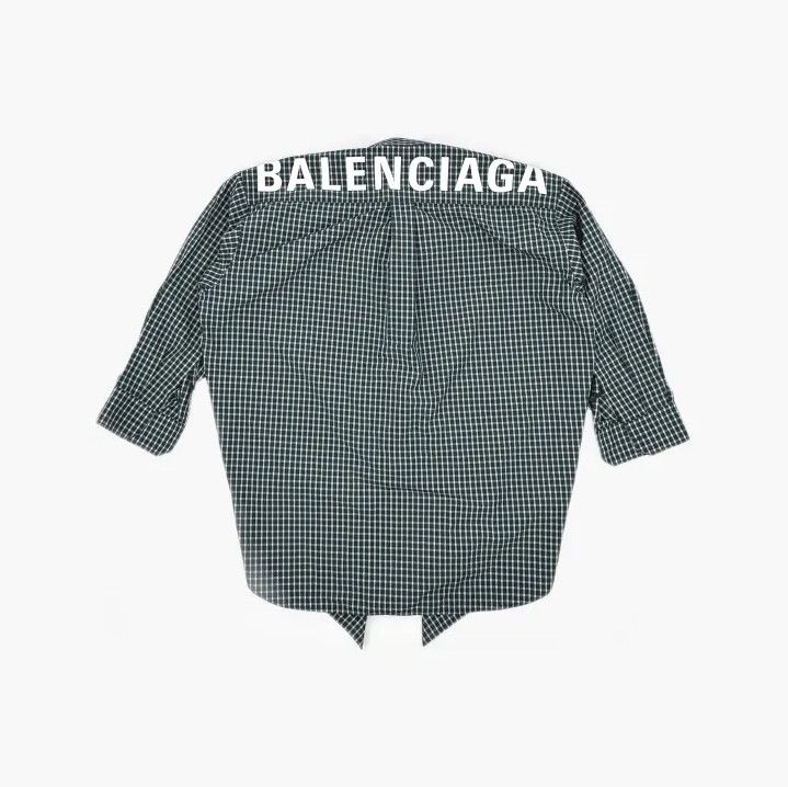 Balenciaga Balenciaga Casual Checkered Long Sleeve Shirt Size US XXS / EU 40 - 3 Thumbnail
