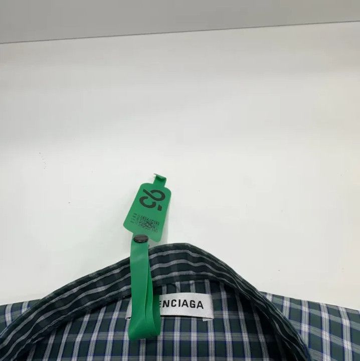 Balenciaga Balenciaga Casual Checkered Long Sleeve Shirt Size US XXS / EU 40 - 4 Thumbnail