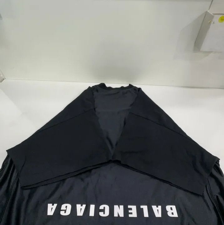 Balenciaga Balenciaga Black Logo Print Short Sleeve T-Shirt Size US M / EU 48-50 / 2 - 14 Thumbnail