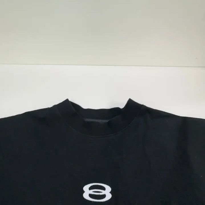 Balenciaga Balenciaga Black Logo Print Short Sleeve T-Shirt Size US M / EU 48-50 / 2 - 10 Thumbnail
