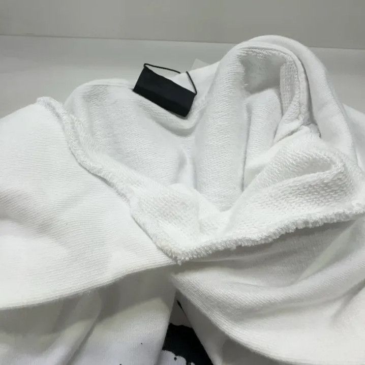 Balenciaga Balenciaga Hand Drawn Logo White Hoodie Size US M / EU 48-50 / 2 - 7 Thumbnail