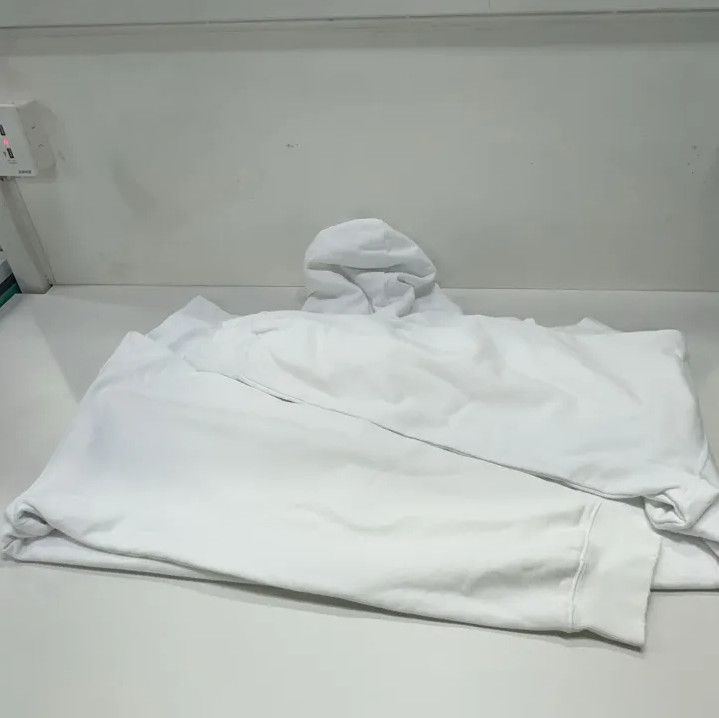 Balenciaga Balenciaga Hand Drawn Logo White Hoodie Size US M / EU 48-50 / 2 - 10 Thumbnail