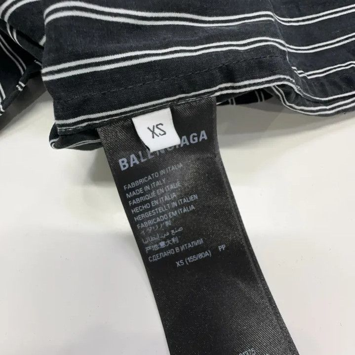 Balenciaga Balenciaga Striped Long Sleeve Shirt for Men and Women Size US XS / EU 42 / 0 - 5 Thumbnail