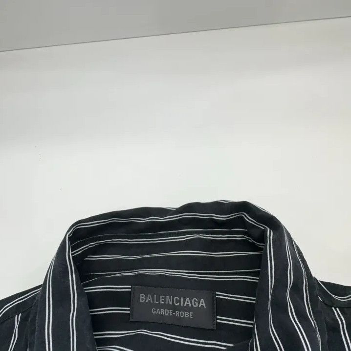 Balenciaga Balenciaga Striped Long Sleeve Shirt for Men and Women Size US XS / EU 42 / 0 - 4 Thumbnail
