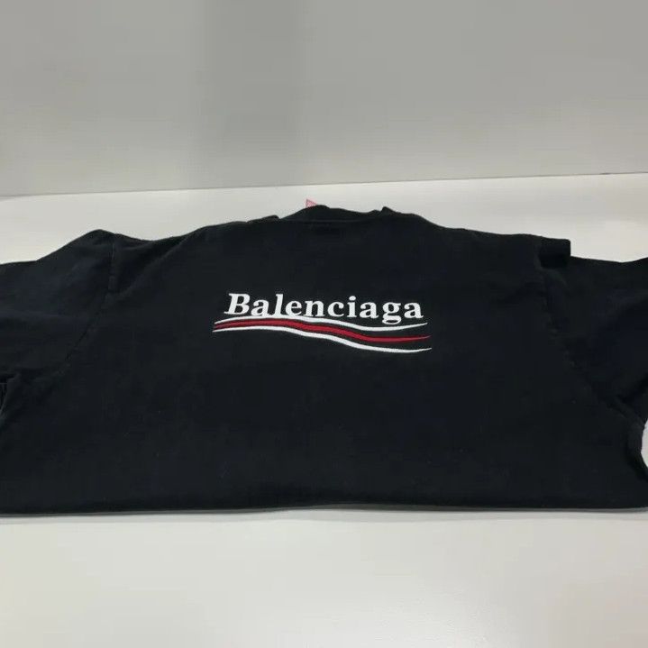 Balenciaga Balenciaga Black Short Sleeve T-Shirt with Logo Size US XS / EU 42 / 0 - 14 Thumbnail