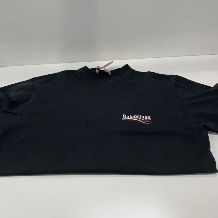 Balenciaga Balenciaga Black Short Sleeve T-Shirt with Logo Size US XS / EU 42 / 0 - 8 Thumbnail