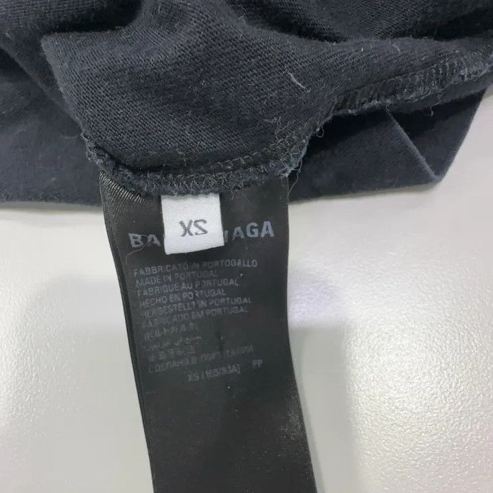 Balenciaga Balenciaga Black Short Sleeve T-Shirt with Logo Size US XS / EU 42 / 0 - 5 Thumbnail