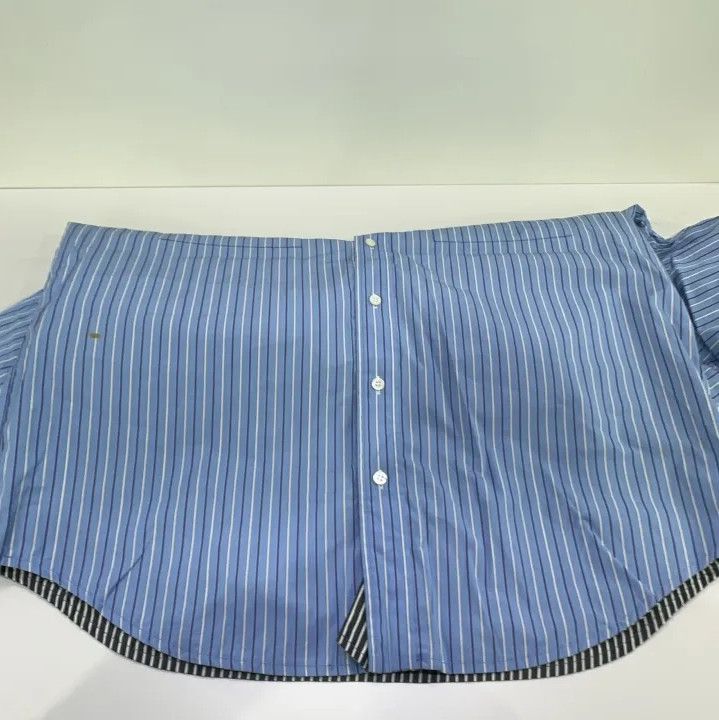 Balenciaga Balenciaga Striped Reversible Long Sleeve Shirt Size US M / EU 48-50 / 2 - 11 Thumbnail