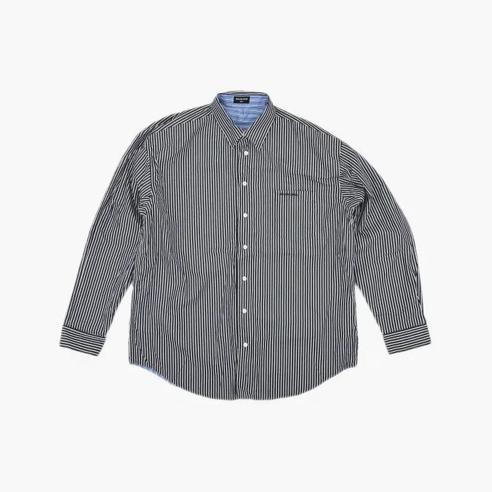Balenciaga Balenciaga Striped Reversible Long Sleeve Shirt Size US M / EU 48-50 / 2 - 4 Thumbnail
