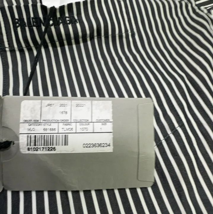 Balenciaga Balenciaga Striped Reversible Long Sleeve Shirt Size US M / EU 48-50 / 2 - 6 Thumbnail