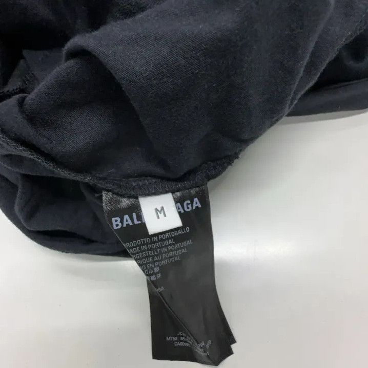 Balenciaga Balenciaga Logo Short Sleeve T-Shirt in Black Size US M / EU 48-50 / 2 - 4 Thumbnail