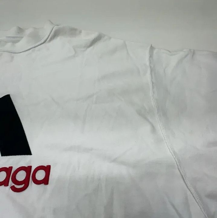 Balenciaga Balenciaga x adidas Logo Embroidered Short Sleeve T-Shirt Size US M / EU 48-50 / 2 - 10 Thumbnail