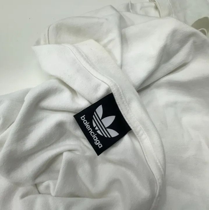 Balenciaga Balenciaga x adidas Logo Embroidered Short Sleeve T-Shirt Size US M / EU 48-50 / 2 - 7 Thumbnail