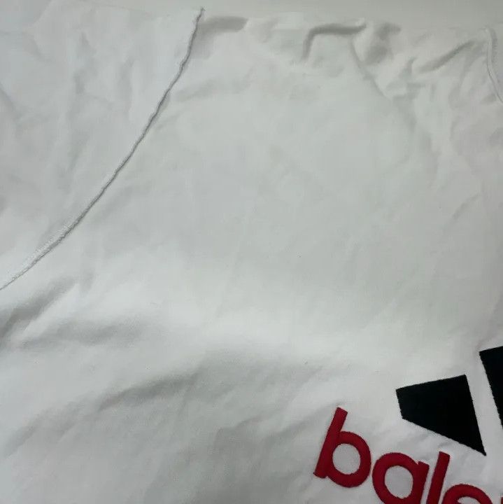 Balenciaga Balenciaga x adidas Logo Embroidered Short Sleeve T-Shirt Size US M / EU 48-50 / 2 - 12 Thumbnail