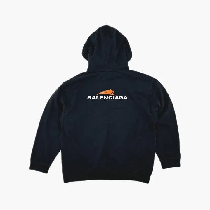 Balenciaga Balenciaga SS23 Logo Embroidered Black Hoodie Size US M / EU 48-50 / 2 - 3 Thumbnail
