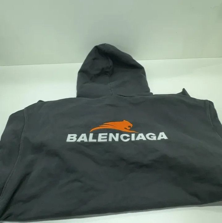 Balenciaga Balenciaga SS23 Logo Embroidered Black Hoodie Size US M / EU 48-50 / 2 - 16 Thumbnail