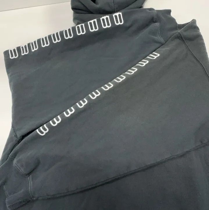 Balenciaga Balenciaga Black Logo Print Hooded Sweatshirt Size US XS / EU 42 / 0 - 9 Thumbnail