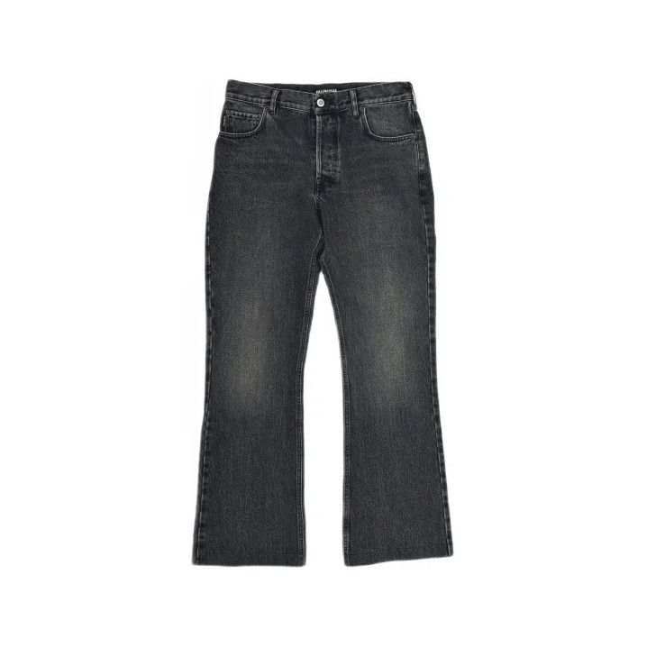 Balenciaga Balenciaga SS23 Black Straight-Leg Jeans Size US 30 / EU 46 - 2 Thumbnail