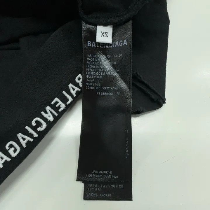 Balenciaga Balenciaga Black Casual Short Sleeve T-Shirt Size US XS / EU 42 / 0 - 4 Thumbnail
