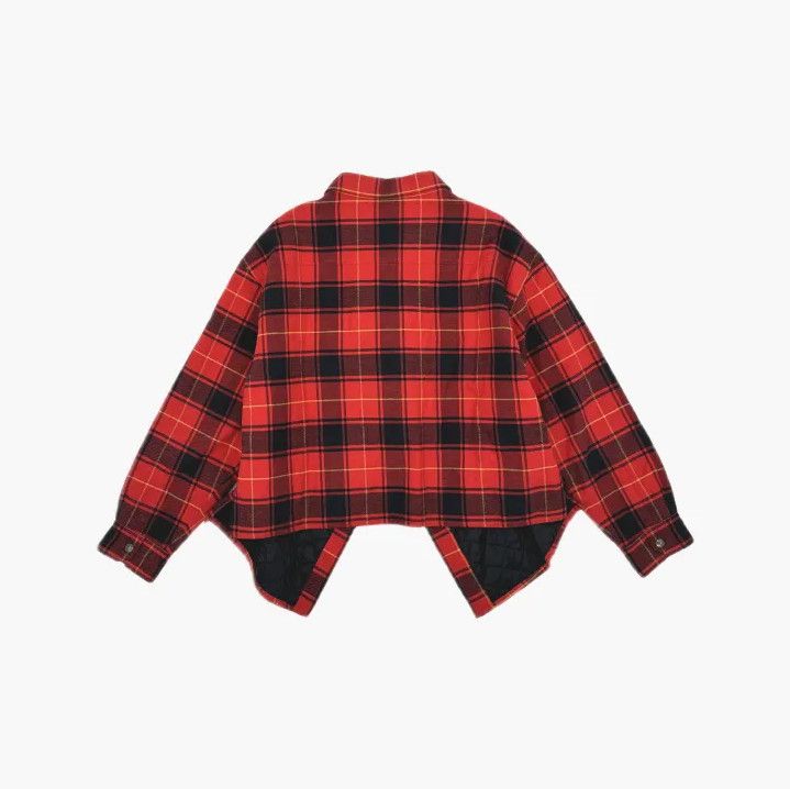Balenciaga Balenciaga Red Plaid Cotton Jacket Size US S / EU 44-46 / 1 - 3 Thumbnail