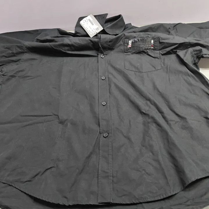 Balenciaga Balenciaga Black Long Sleeve Button Shirt for Men Size US M / EU 48-50 / 2 - 14 Thumbnail