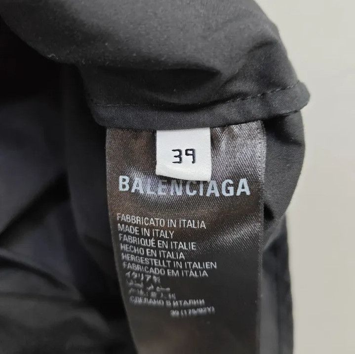 Balenciaga Balenciaga Black Long Sleeve Button Shirt for Men Size US M / EU 48-50 / 2 - 5 Thumbnail
