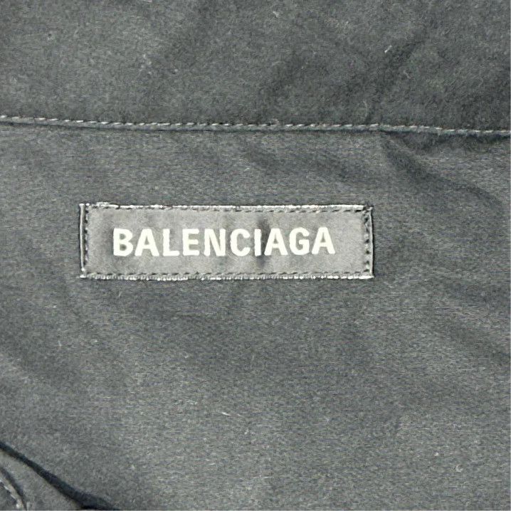Balenciaga Balenciaga Black Long Sleeve Button-Up Shirt Size US M / EU 48-50 / 2 - 5 Thumbnail