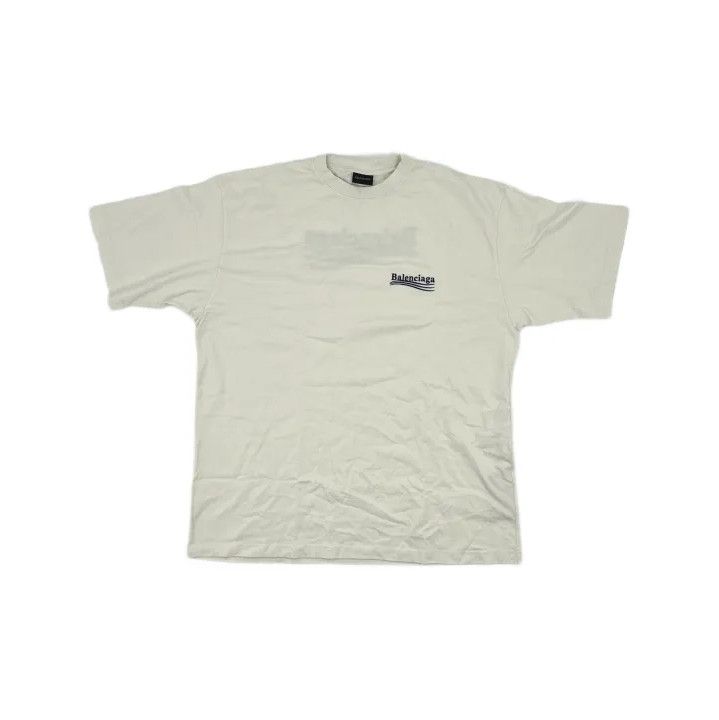Balenciaga Balenciaga Political Campaign Large Fit Logo T-Shirt Size US XL / EU 56 / 4 - 2 Thumbnail