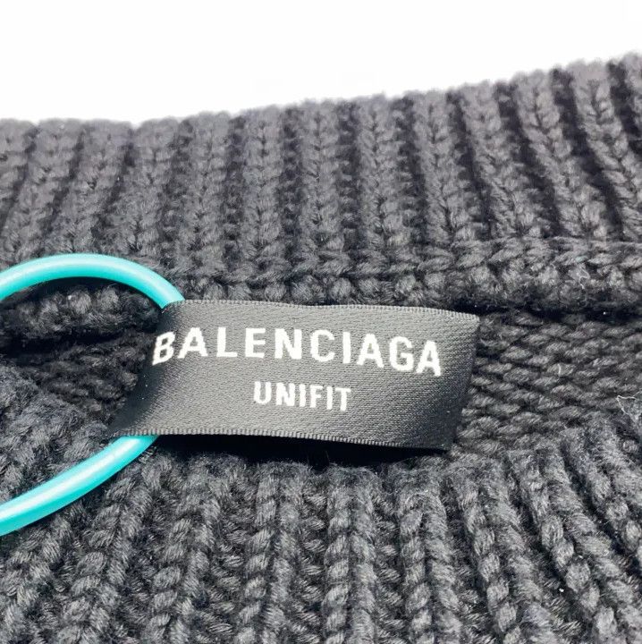 Balenciaga Balenciaga Black Logo Pullover Sweatshirt Size US M / EU 48-50 / 2 - 7 Thumbnail