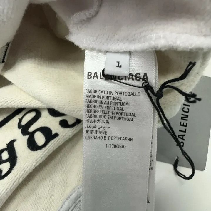 Balenciaga Balenciaga FW22 Oversized Hoodie with Logo Print Size US M / EU 48-50 / 2 - 4 Thumbnail