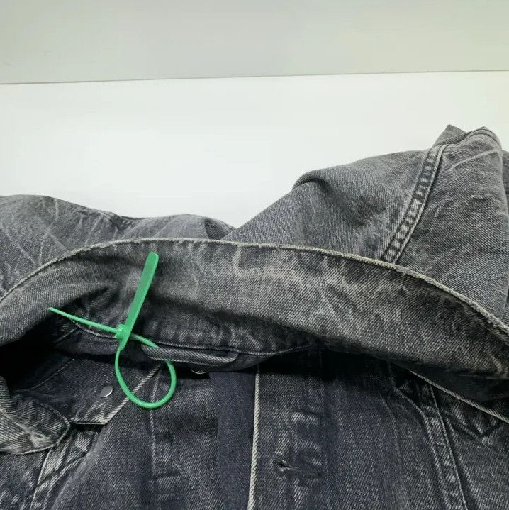 Balenciaga Balenciaga SS22 Vintage Wash Denim Jacket Size US XS / EU 42 / 0 - 7 Thumbnail