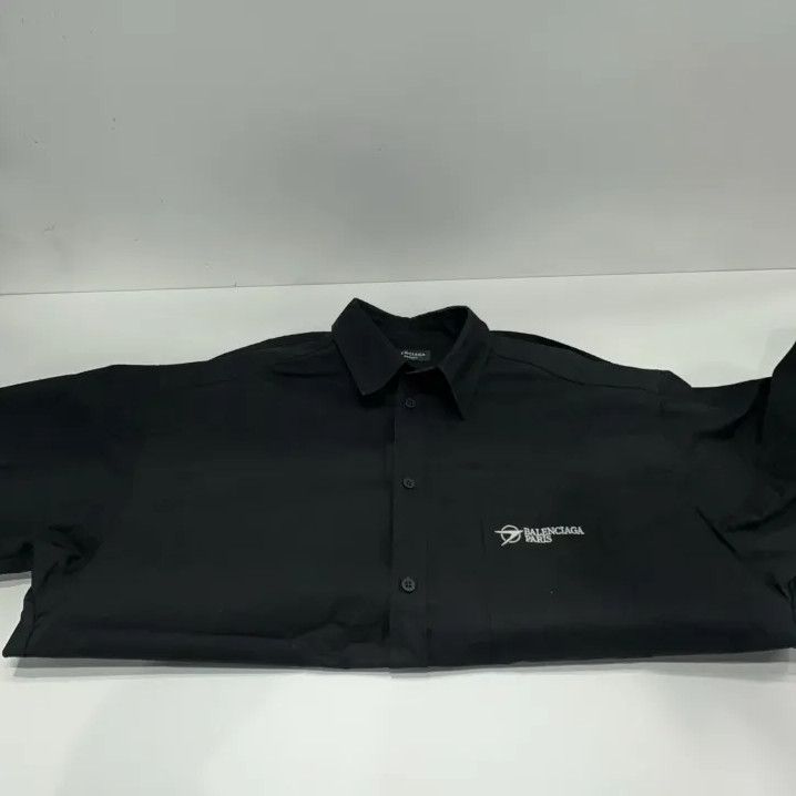 Balenciaga Balenciaga Black Casual Long Sleeve Shirt Size US S / EU 44-46 / 1 - 10 Thumbnail