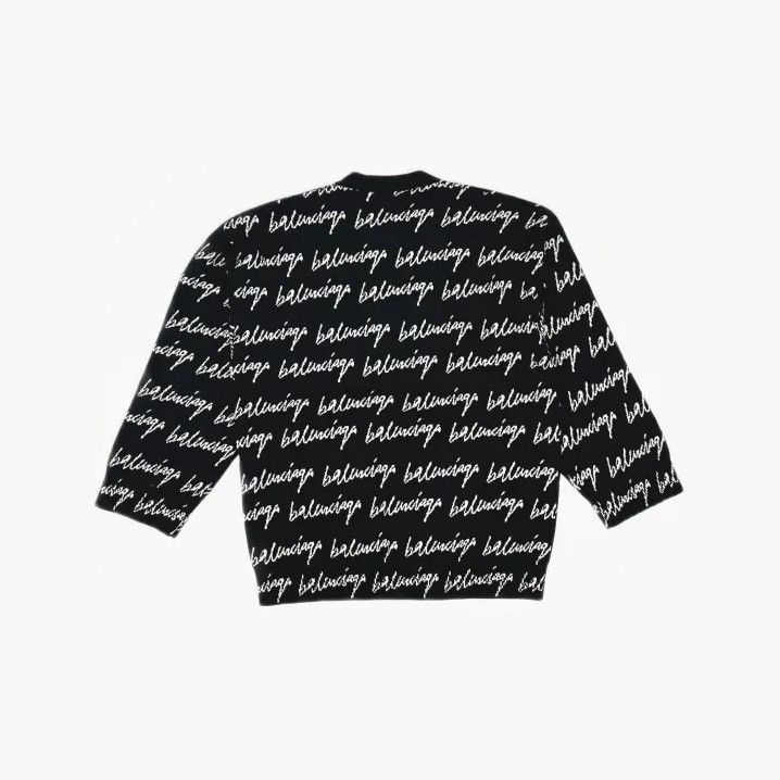 Balenciaga Balenciaga Logo Knit Pullover Sweater for Men Size US M / EU 48-50 / 2 - 3 Thumbnail