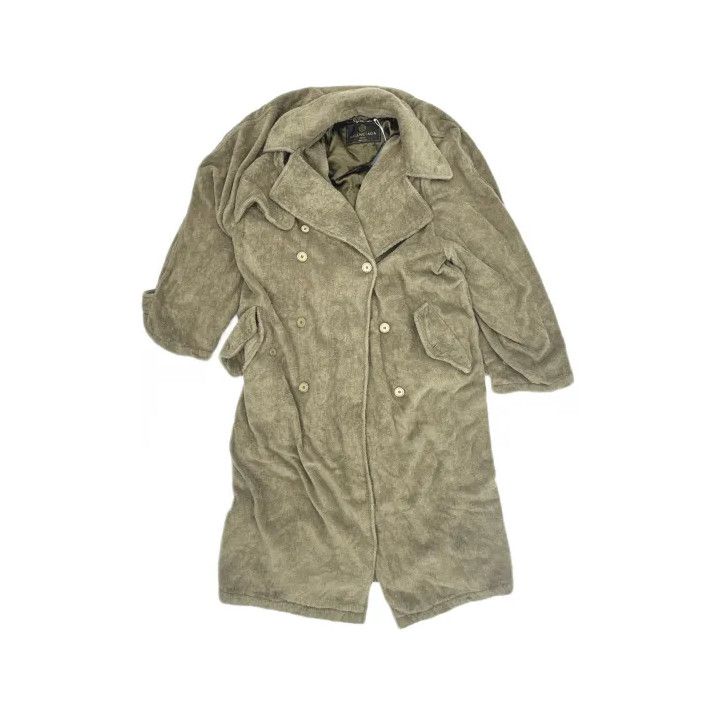 Balenciaga Balenciaga Green Double-Breasted Long Sleeve Coat Size US S / EU 44-46 / 1 - 2 Thumbnail