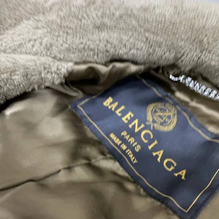 Balenciaga Balenciaga Green Double-Breasted Long Sleeve Coat Size US S / EU 44-46 / 1 - 8 Thumbnail