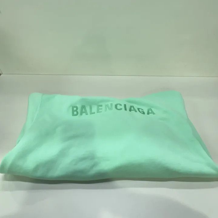 Balenciaga Balenciaga Logo Hoodie in Green for Men Size US M / EU 48-50 / 2 - 13 Thumbnail