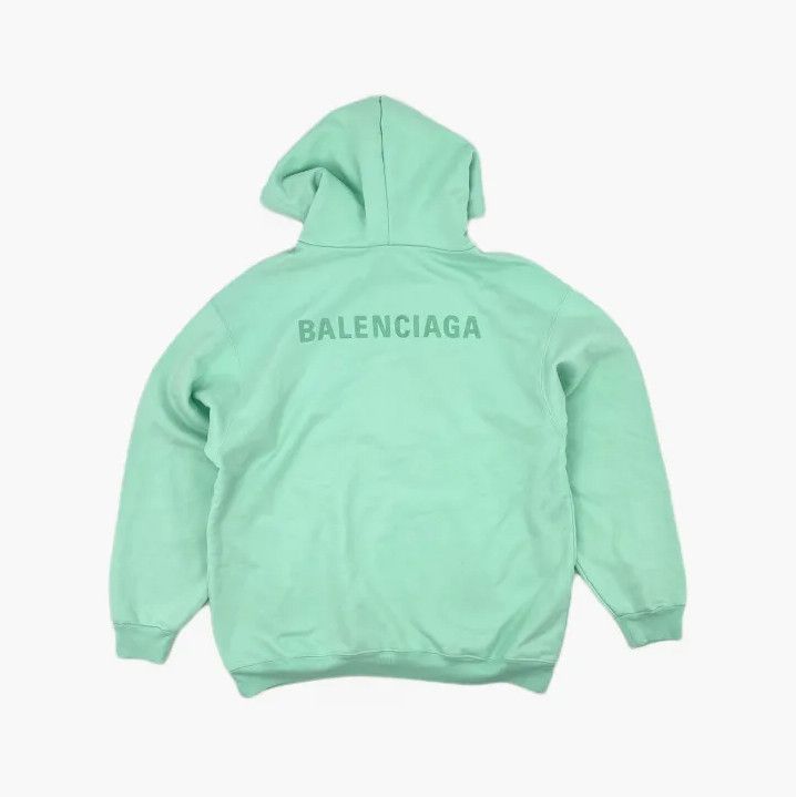 Balenciaga Balenciaga Logo Hoodie in Green for Men Size US M / EU 48-50 / 2 - 3 Thumbnail