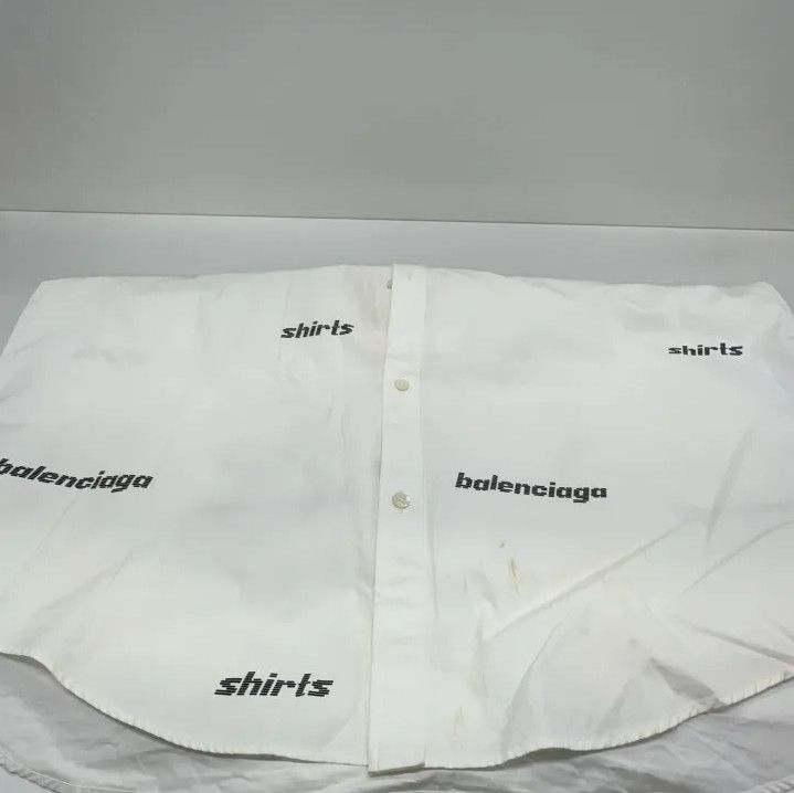 Balenciaga Balenciaga SS23 Logo Print Short Sleeve Shirt Size US M / EU 48-50 / 2 - 9 Thumbnail