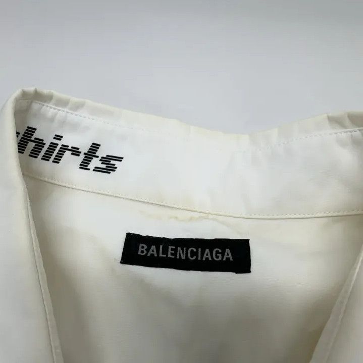 Balenciaga Balenciaga SS23 Logo Print Short Sleeve Shirt Size US M / EU 48-50 / 2 - 6 Thumbnail